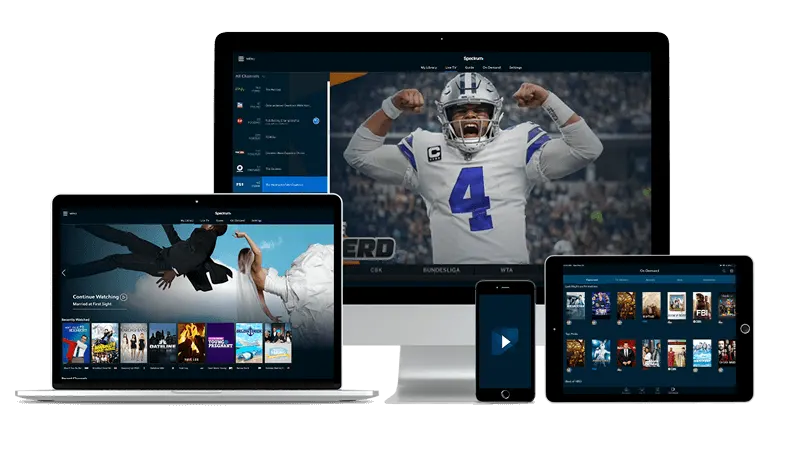 IPTV Balkan streamed simultaneously on monitor, laptop, tablet and smartphone